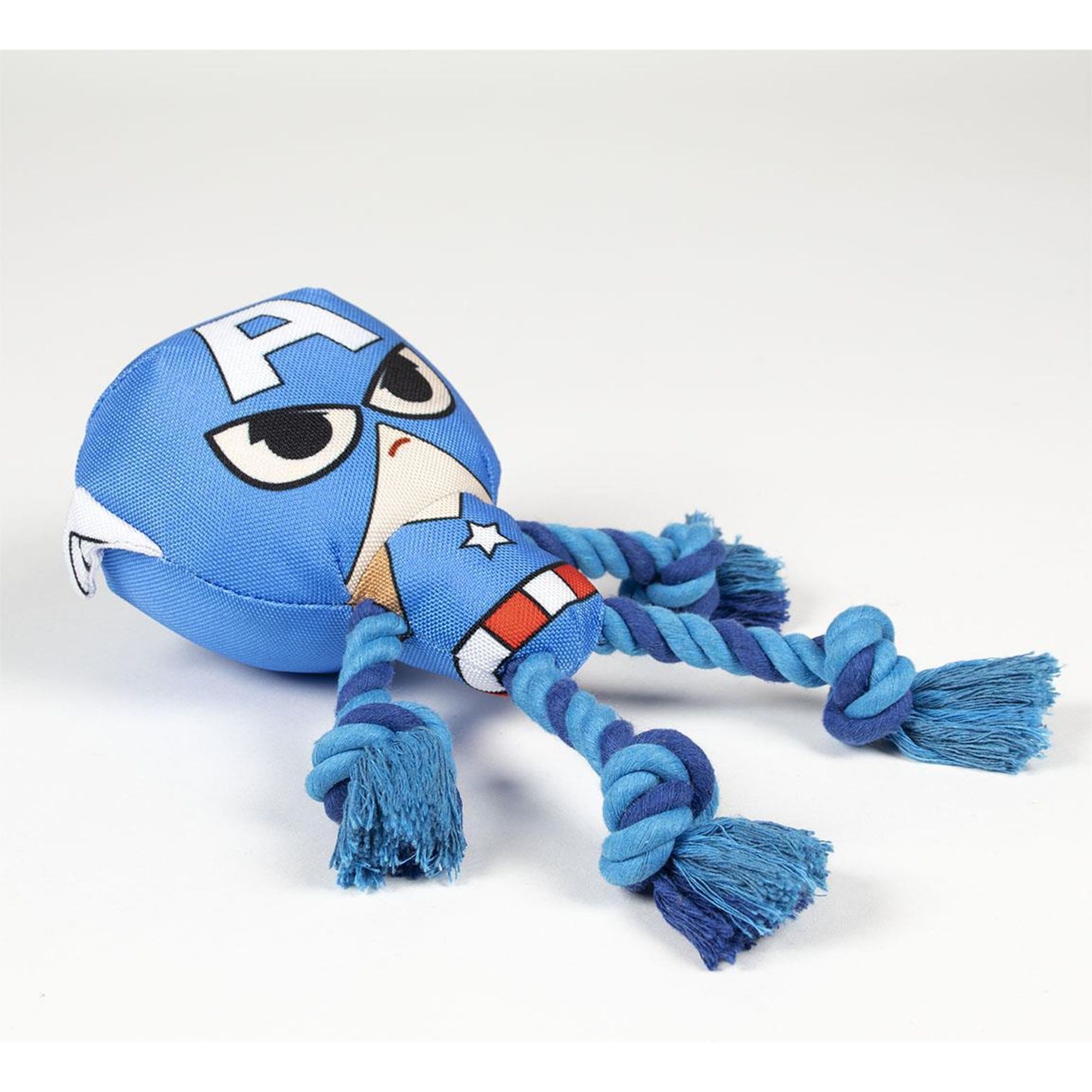 Cuerda Dental Para Perro Avengers Capitan America Blue