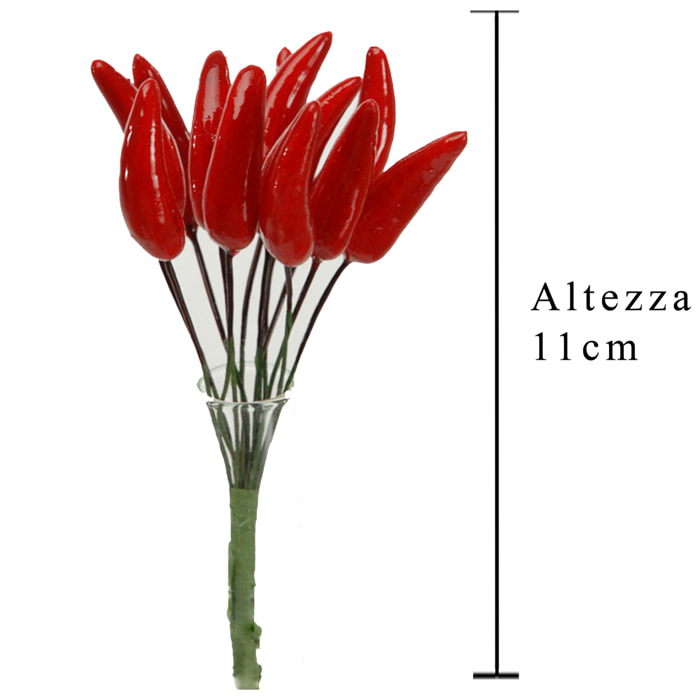 Peperoncini - Pezzi 24 - 0,9xH11x0,9cm - Bianchi Dino SpA