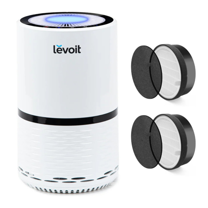 LEVOIT- Purificador de aire TRUE HEPA LV-H132 Blanco