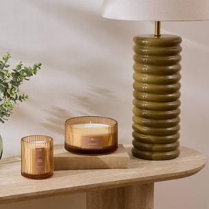 Bougie parfumée Albie 635g pot verre épice