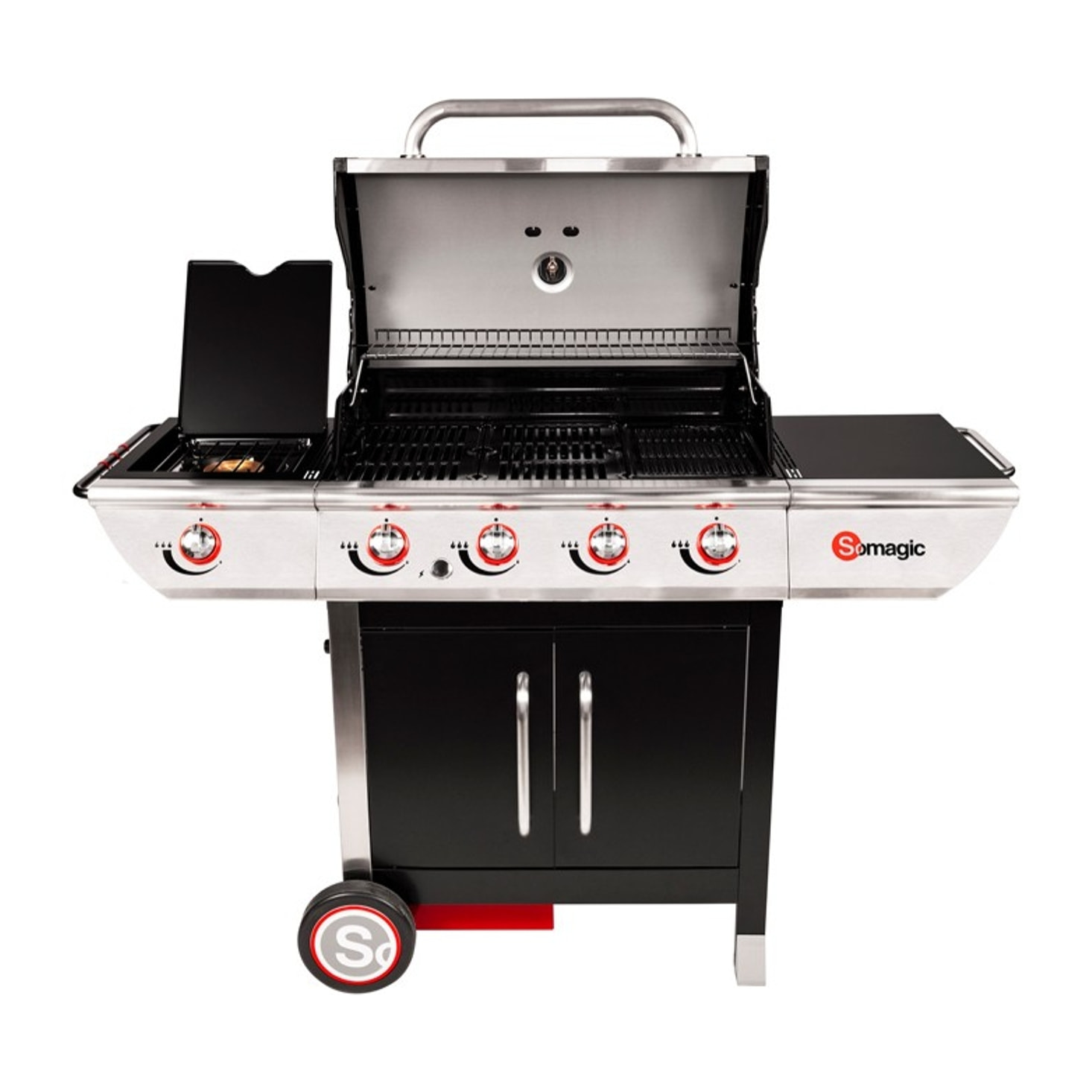 Barbecue au gaz MANHATTAN 450GPI - 4 brûleurs + réchaud 14kW