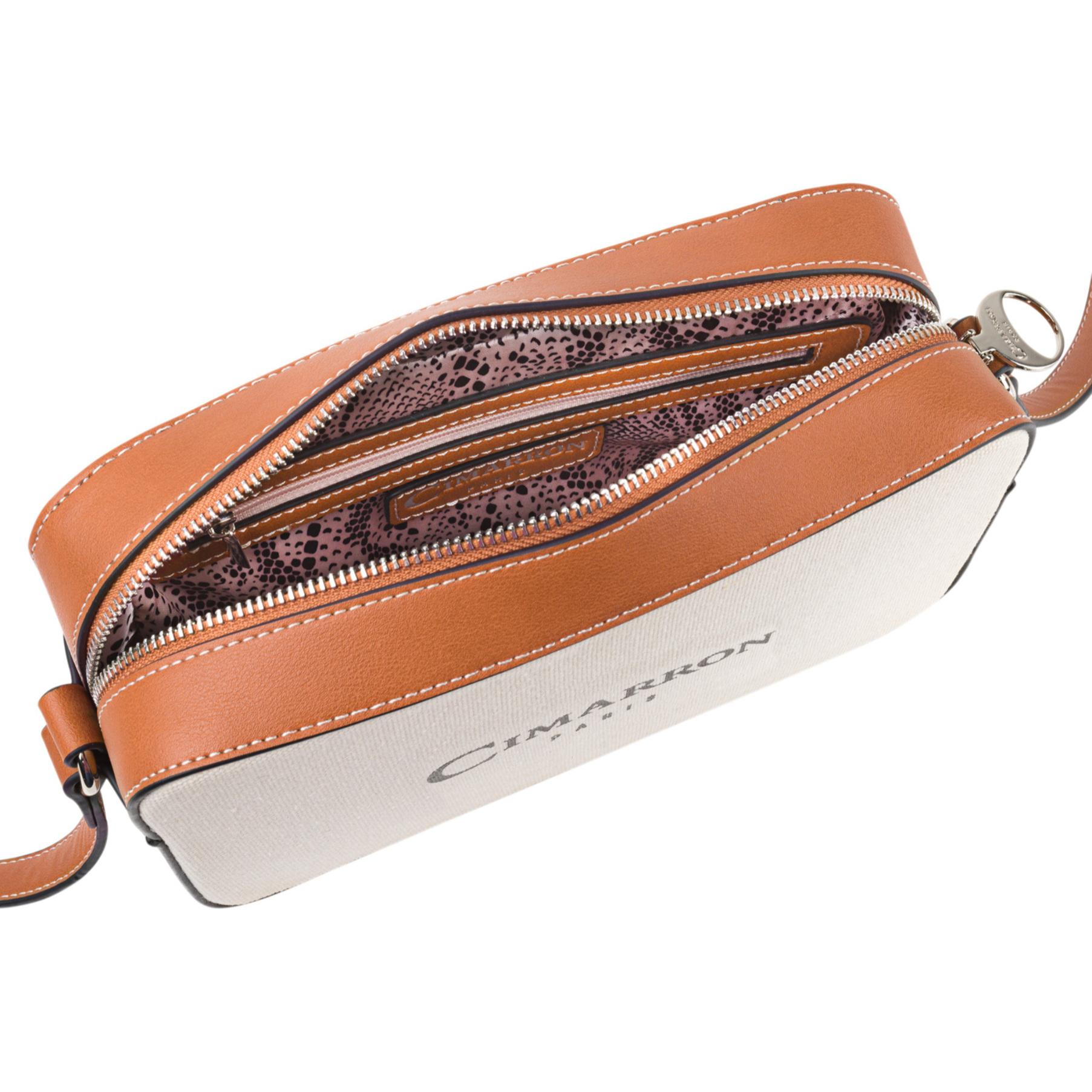 Bolso Bandolera Mujer Sint/Pu Cimarron Maddie Beige