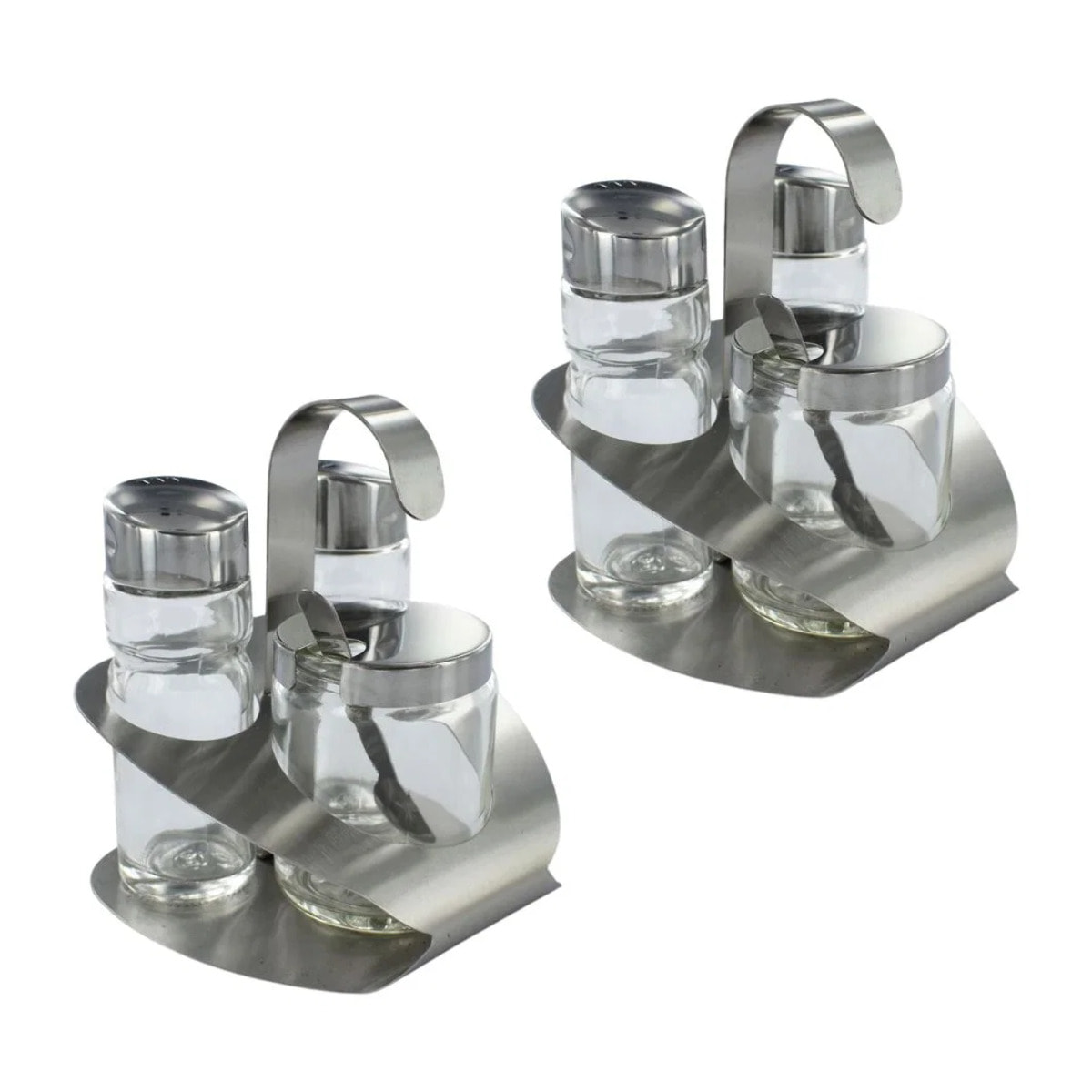 Set de 6 ustensiles de cuisine ensemble de sel et poivre Fackelmann Basic