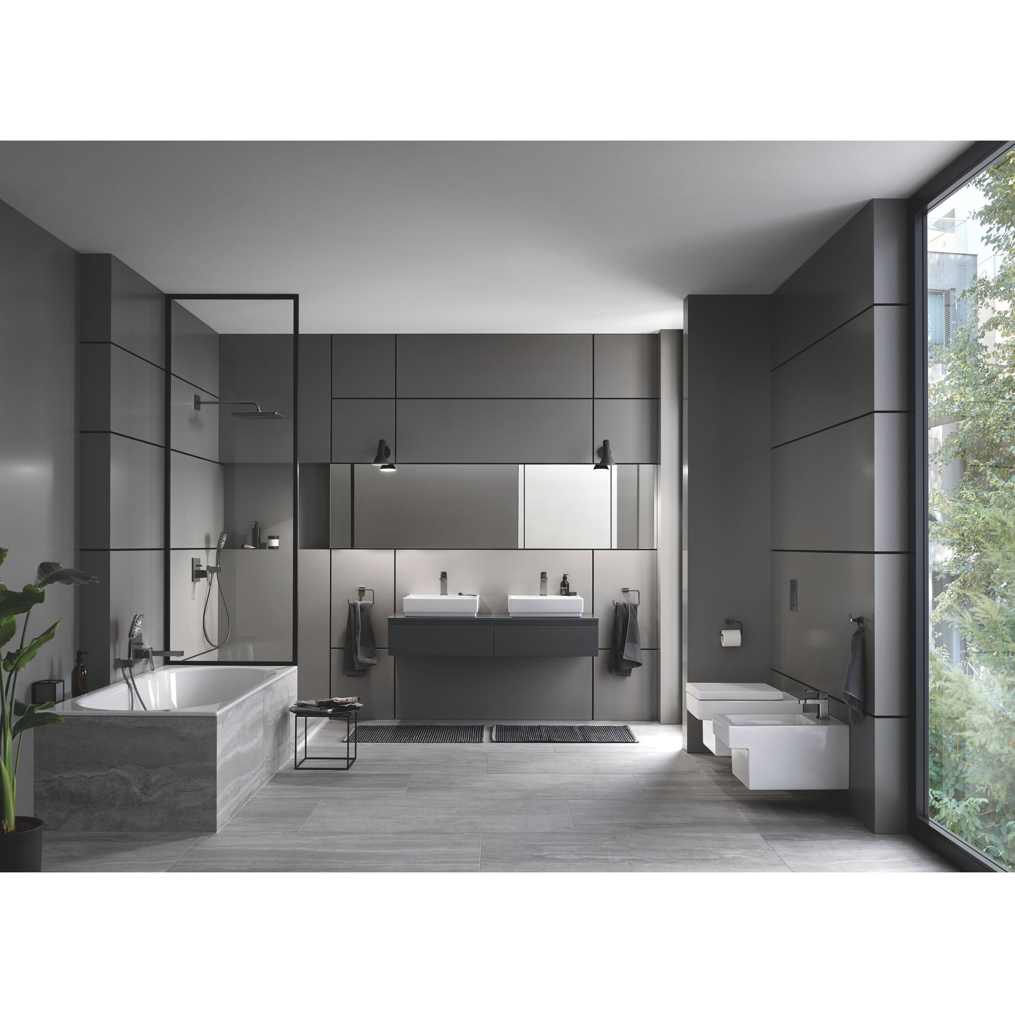 GROHE Cube Ceramic Vasque à poser 60 cm Blanc alpin