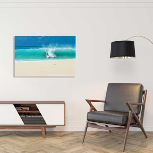 Tableau plage et surfeur Tableau alu Dibond