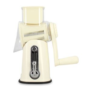 Mandoline rotative en polypropylène et acier inoxydable