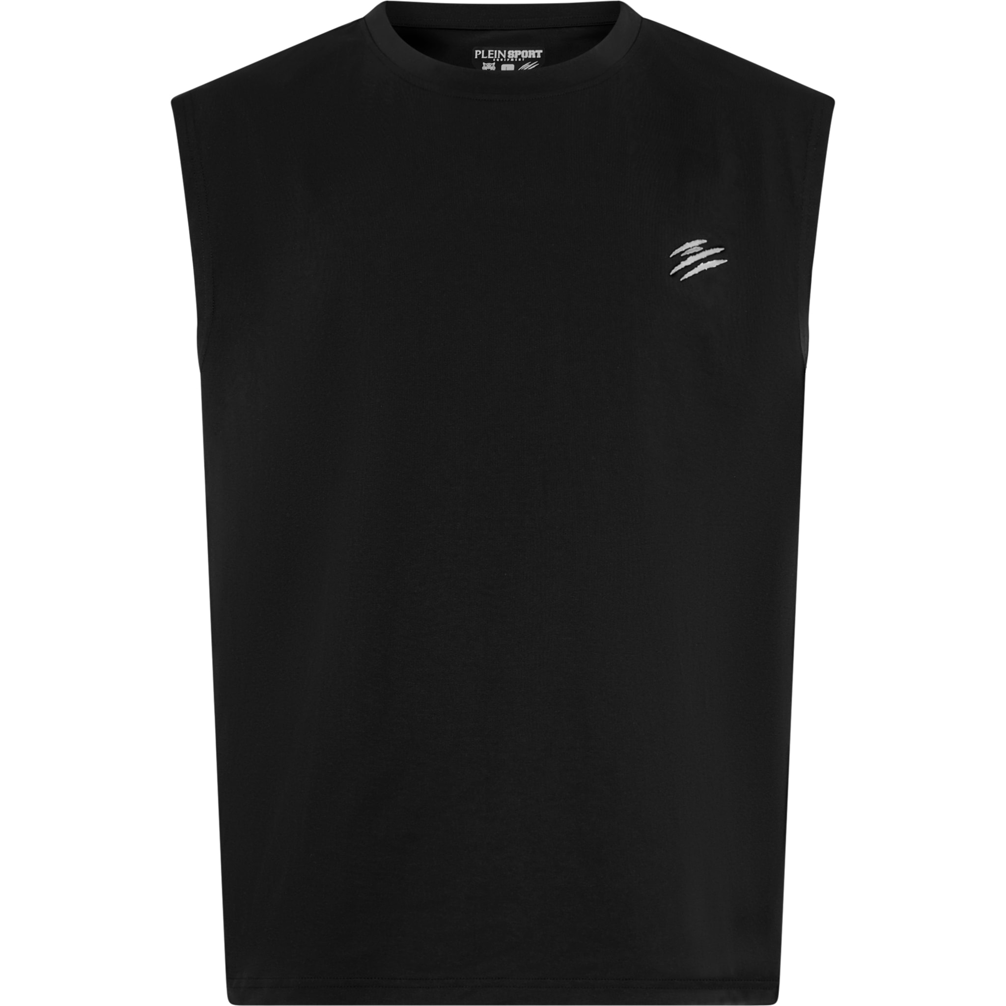 PLEIN SPORT Tank Top Chrome Scratch