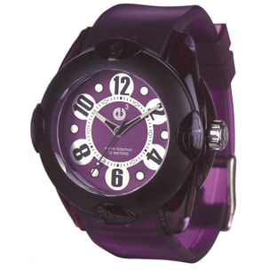 Reloj Tendence 02013052 Unisex Analogico Cuarzo con Correa de Caucho