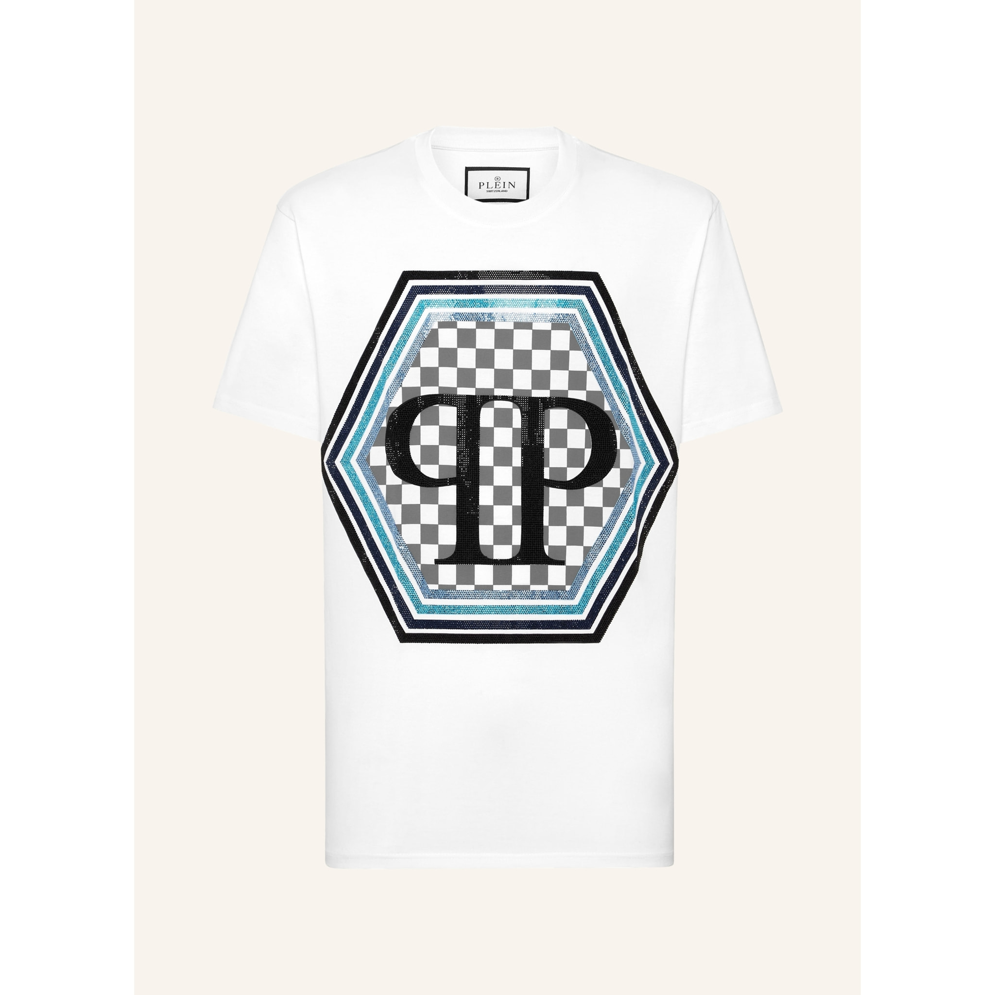 PHILIPP PLEIN Camiseta Cuello Redondo HEXAGON