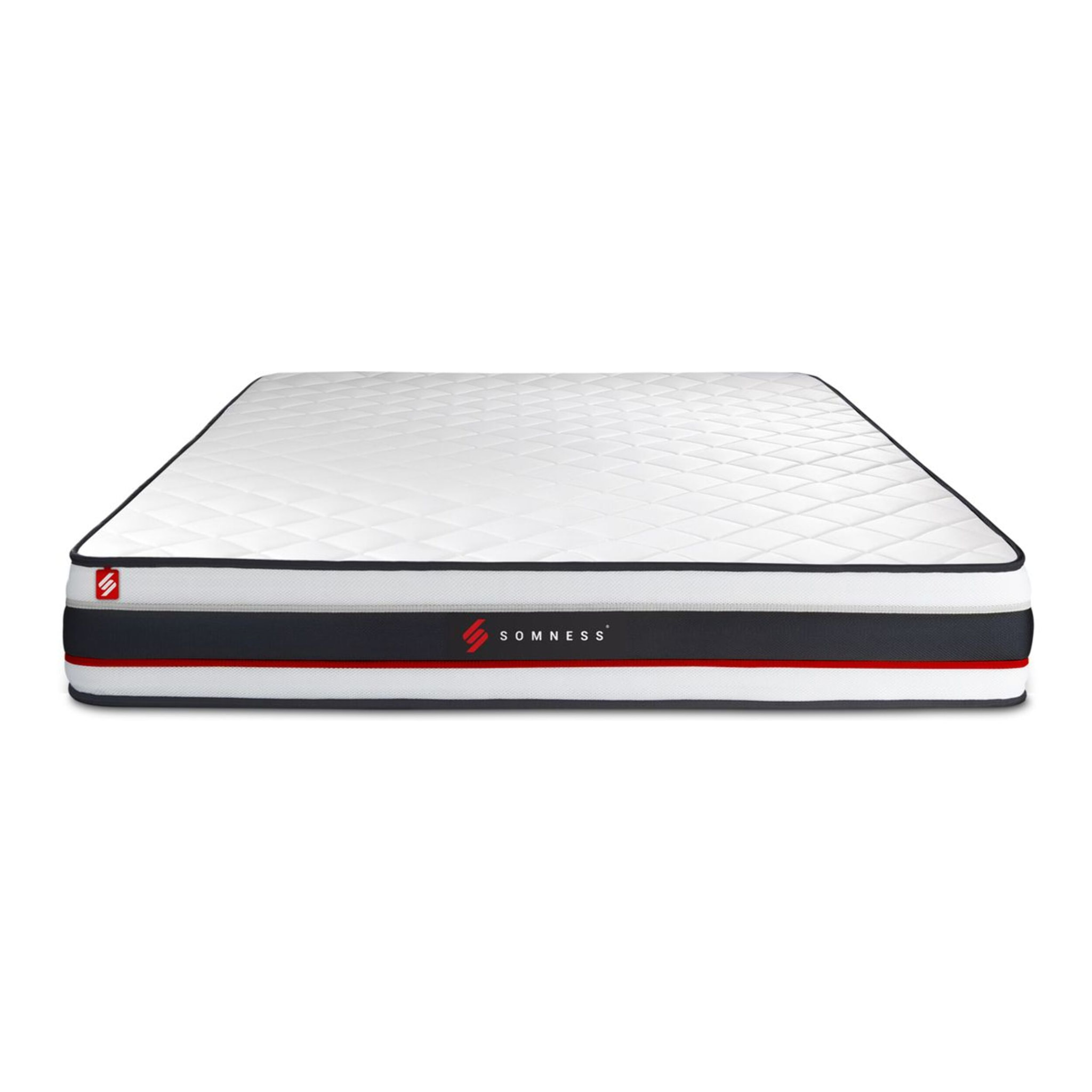 Matelas Mousse haute densitée avec micro-cellules d'air - Confort très ferme et accueil tonique - 19 d'épaisseur, 1 zone de confort - Moins d'enfoncement plus de liberté - 2 places