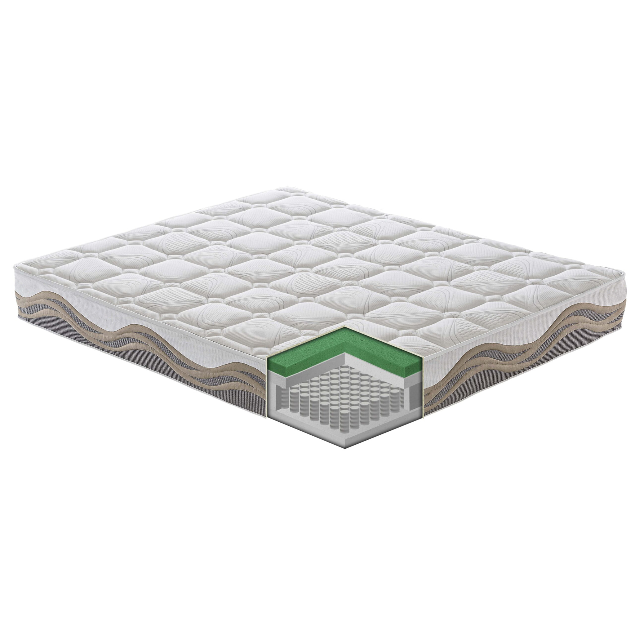 Materasso 120x200 800 Molle Insacchettate e Memory Foam - Memory Foam 5 cm