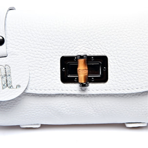 Borsa a tracolla Anna Luchini Bianco
