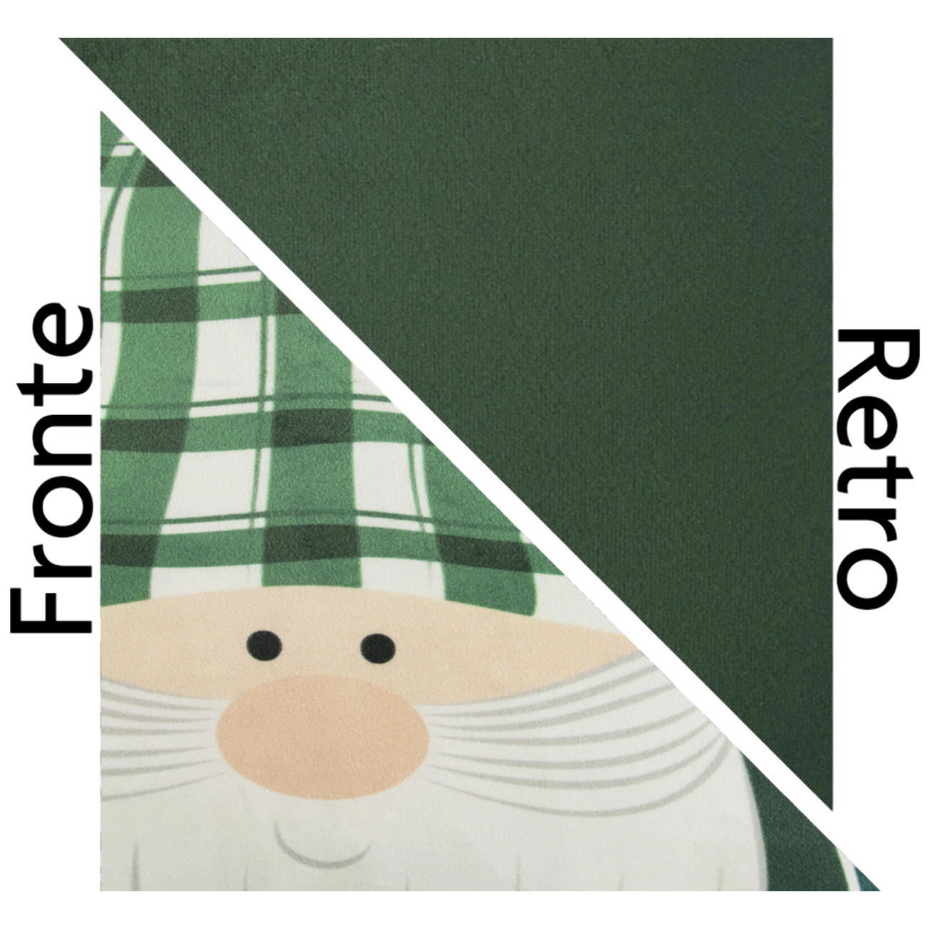 Cuscino arredo Excelsa – Green Winter, Poliestere verde