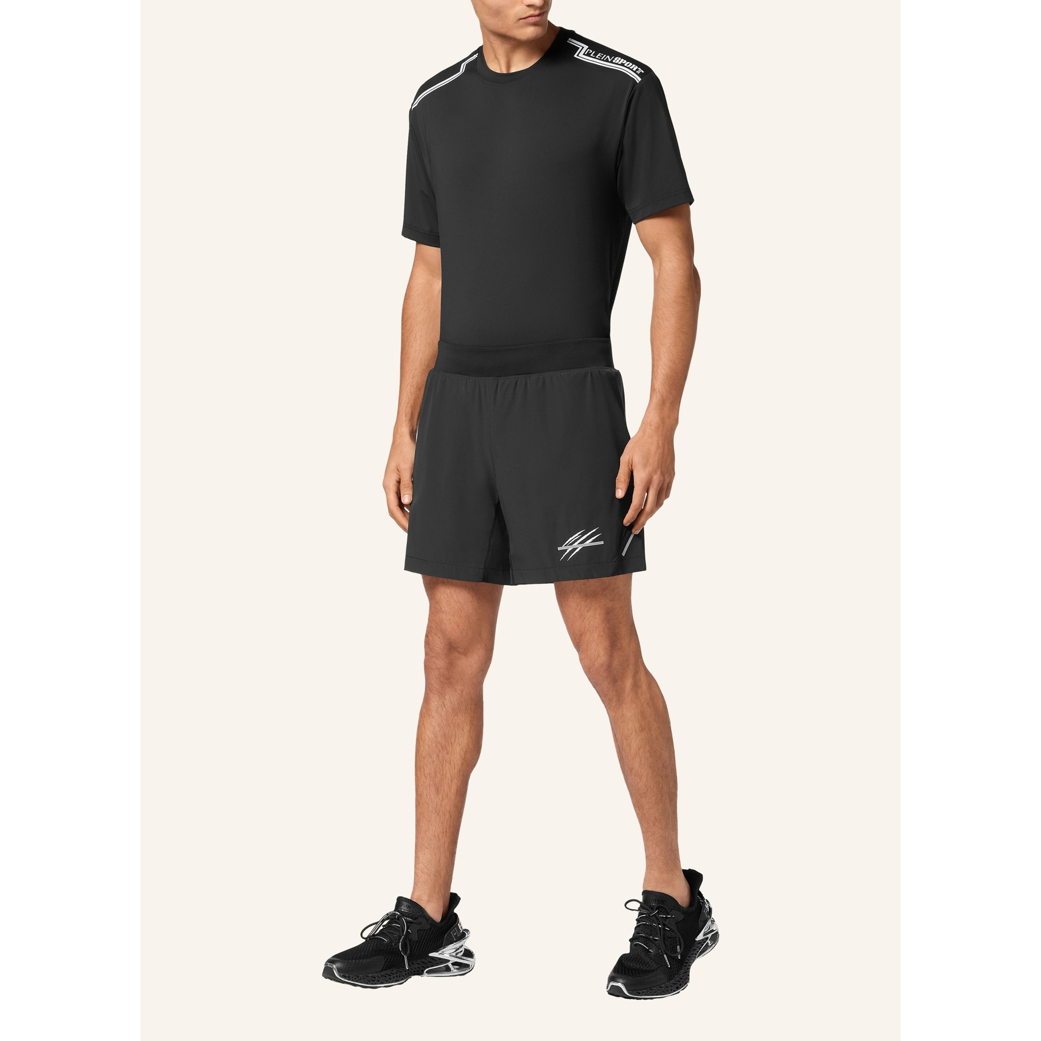 PLEIN SPORT Pantalones cortos deportivos SCRATCH