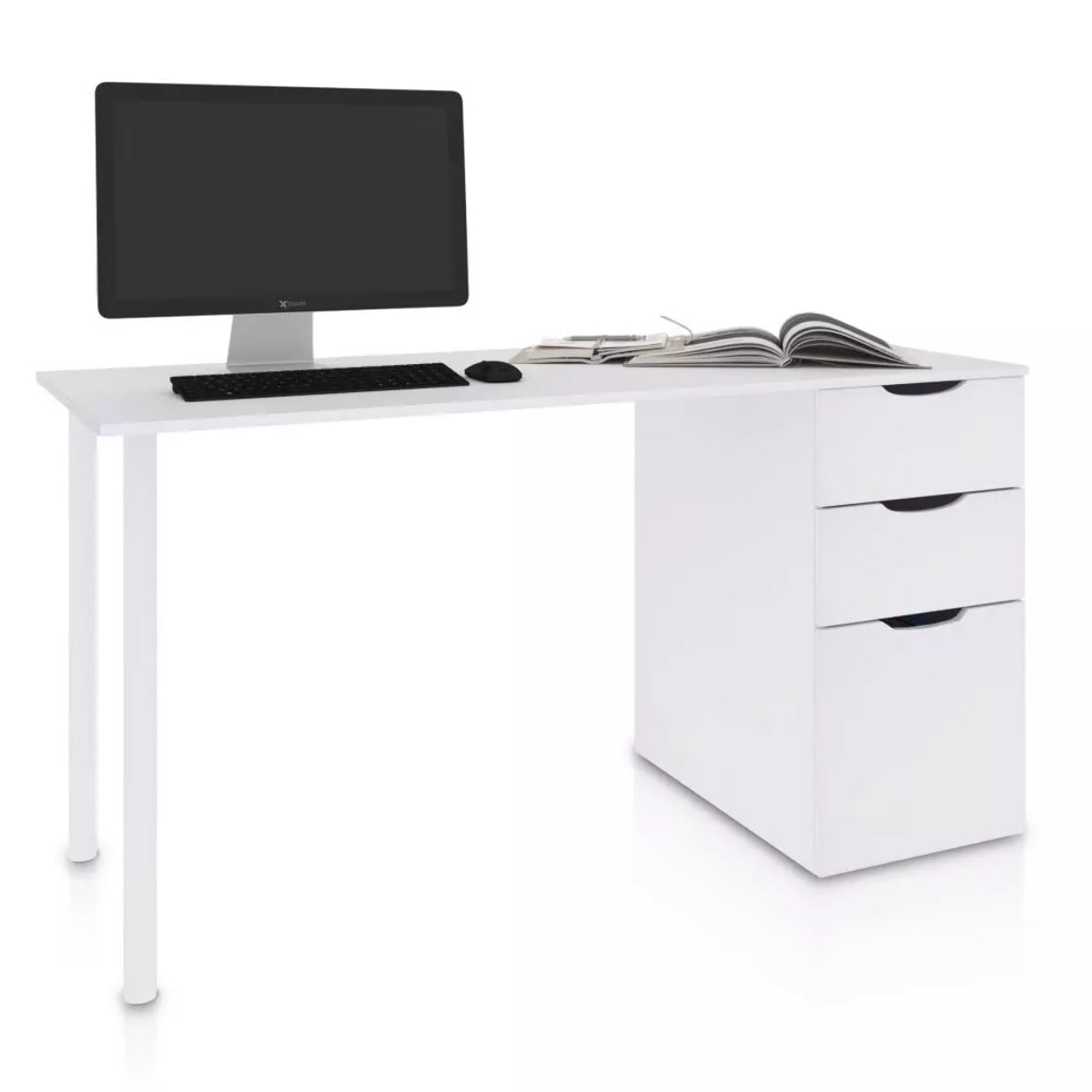 Mesa de escritorio Luma Blanco Artik (Blanco Mate)