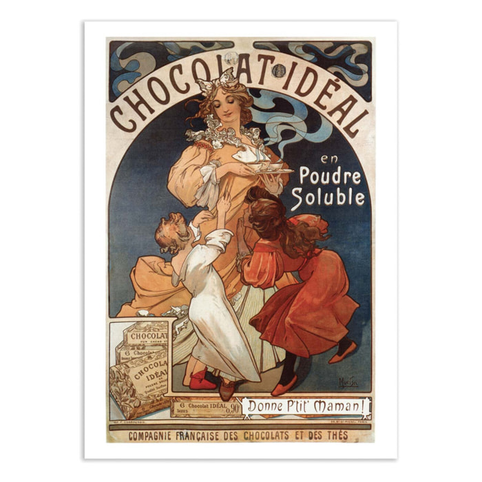 Affiche - Chocolat Ideal 1897 - Alphonse Marie Mucha