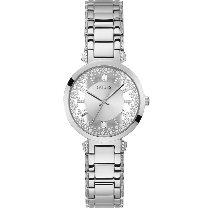 Guess Reloj Analógico De Cuarzo Gd Crystal Clear