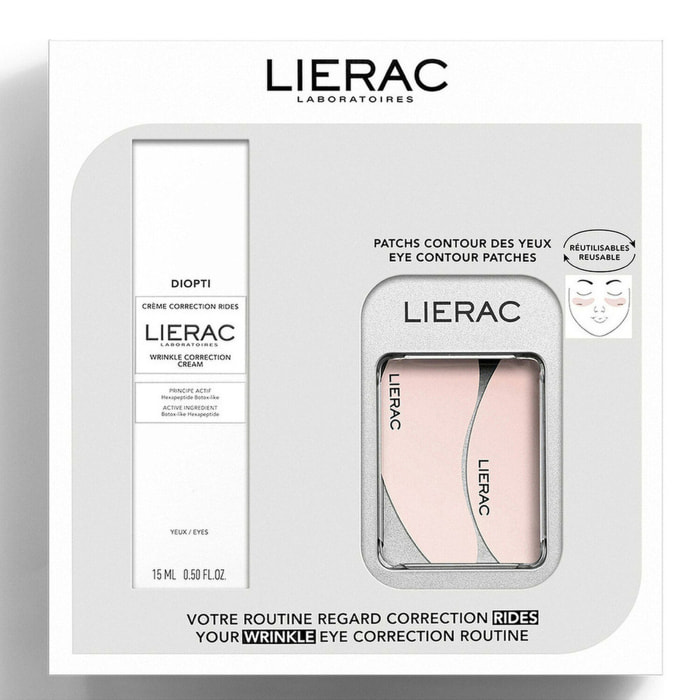 Diopti - Coffret Crème Correction Rides 15 ml + Patchs Yeux