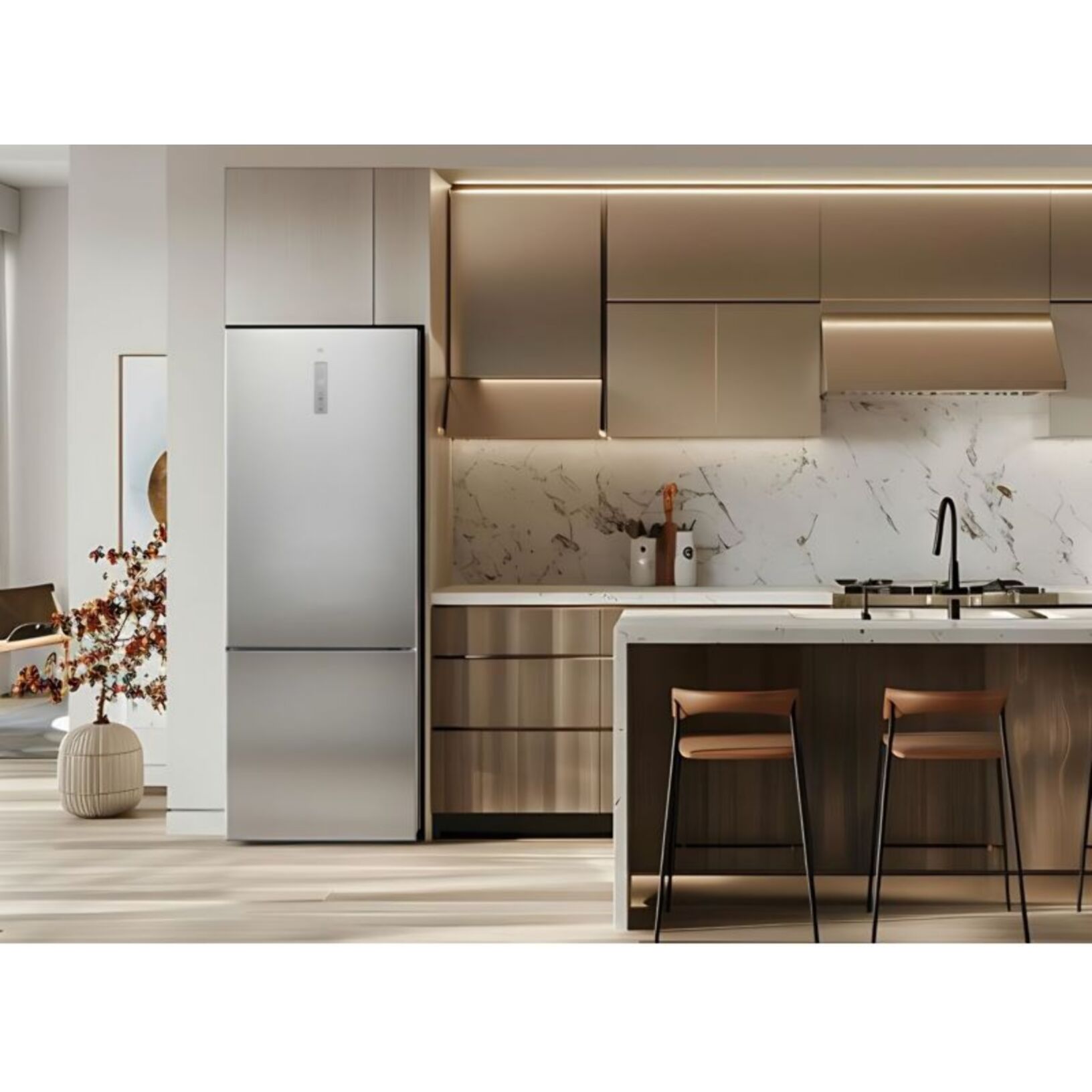 Réfrigérateur combiné ESSENTIELB ERCVE190-70miV1