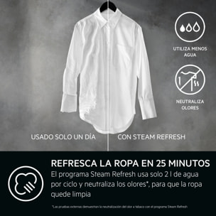 AEG Lavadora de libre instalación Serie 7000 ProSteam® de 10.5 kg LFR7354O4B