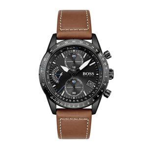 Reloj Hugo Boss 1513851 Hombre Analogico Cuarzo con Correa de Cuero