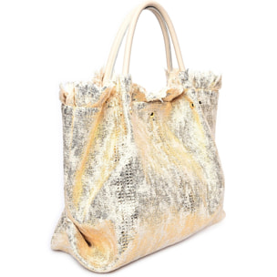 Borsa a mano Carla Ferreri Beige