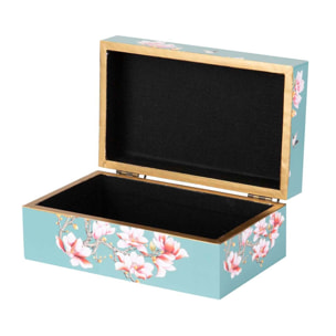 Set 2 Cajas Floral 25x15x11/20x12x8 Cm