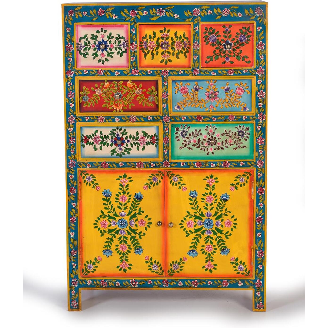 Cómoda - madera de mango - 122x80x40cm