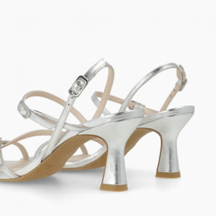 SANDALIAS PLATEADAS LASON