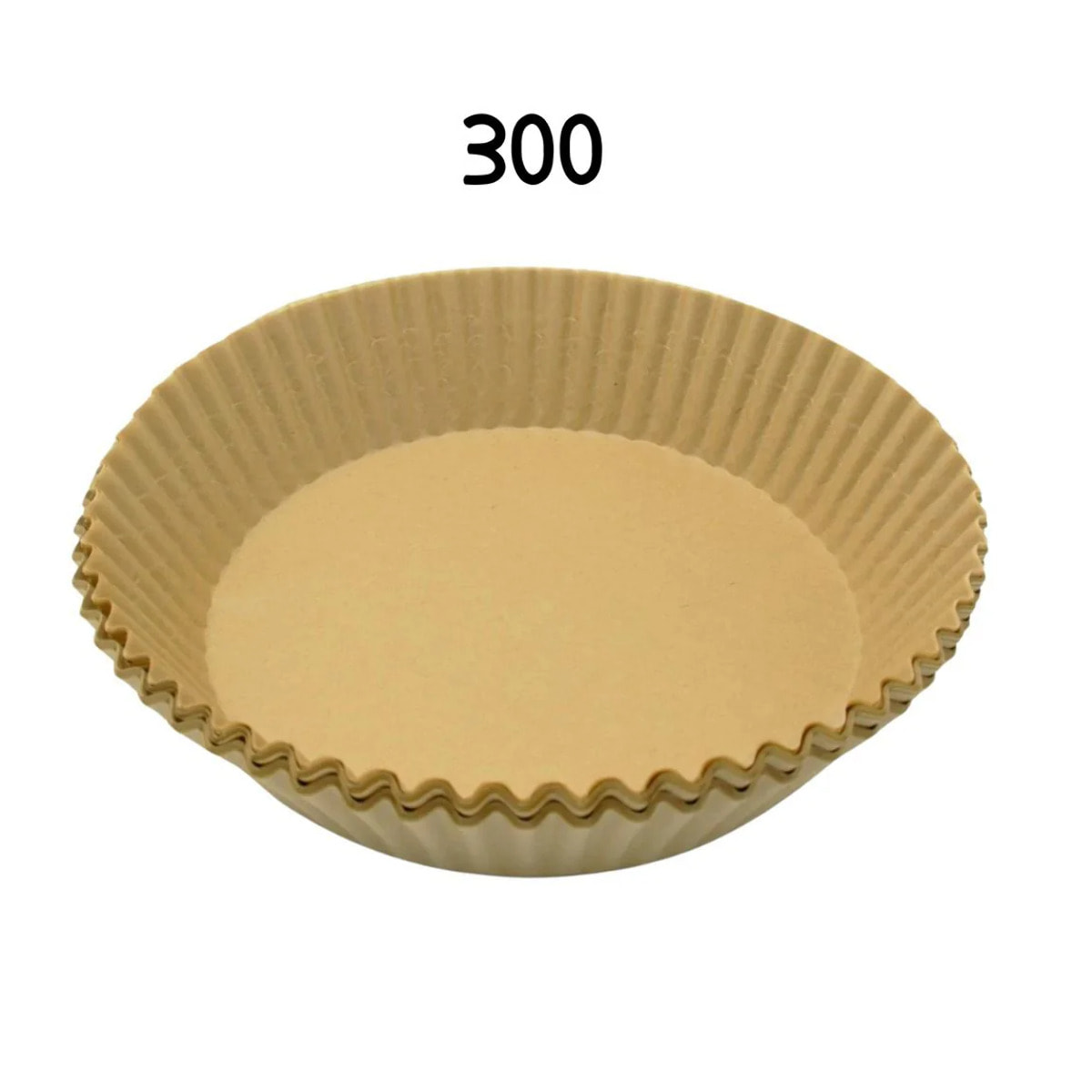 Lot de 300 Moules en papier air fryer ronds 20 cm Fackelmann