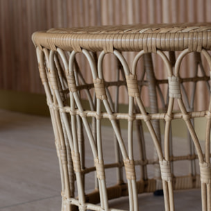 Salon de jardin en rotin tressé et métal  CAYMAN