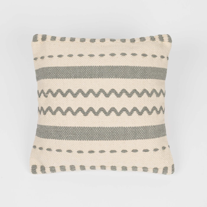 Cojín cuadrante algodón Leito 45x45 - funda + relleno