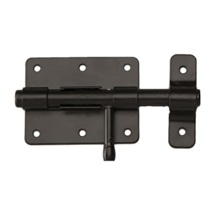 Verrou de box poire renforcé MERMIER zingué noir - Ø 8 mm - M-437082