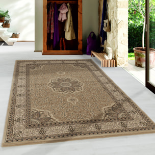 TANGER - Tapis classique à motif berbère Beige