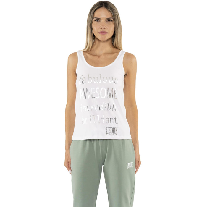 Canotta da donna in cotone Leone Spring Vibes