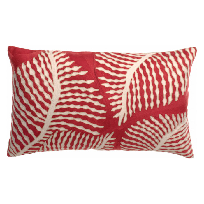 Coussin brodé Flora