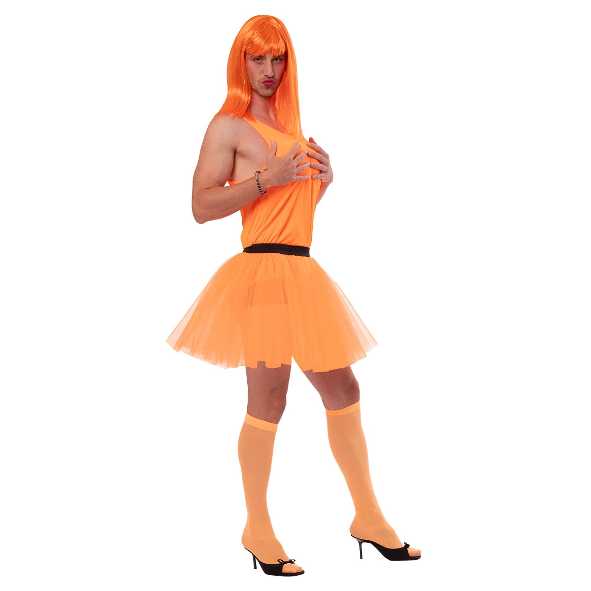 DISFRAZ DANZARÍN NARANJA AD