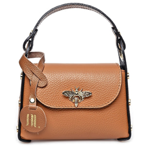 Borsa a mano Anna Luchini Cammello