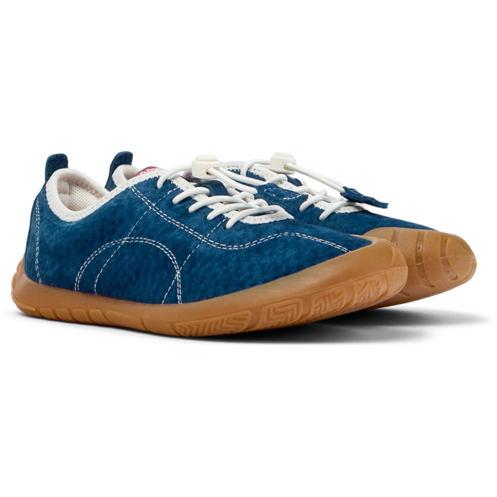 Zapatillas - CAMPER Peu Path Kids - Azul - Cuero nobuk