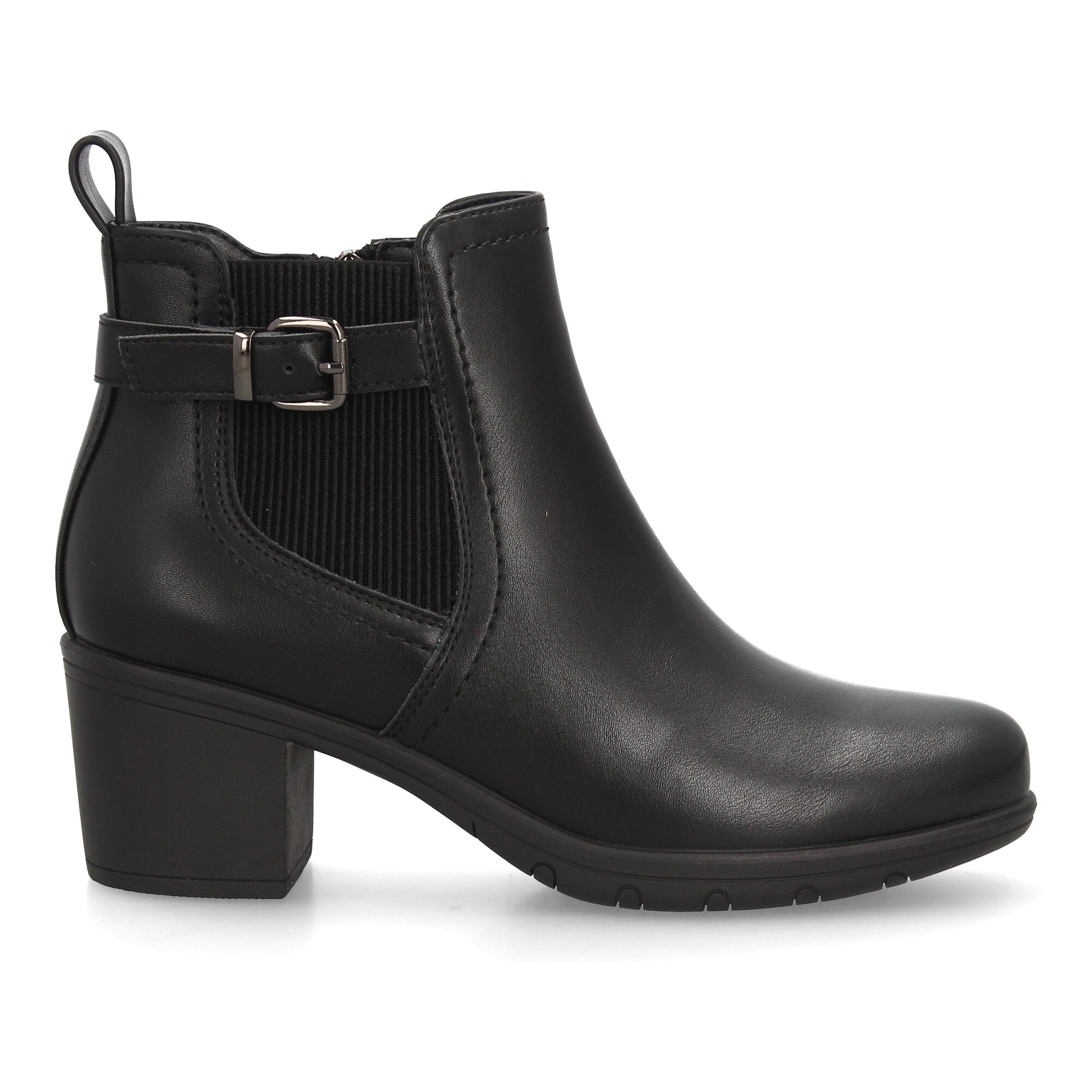 Botines Chelsea con hebilla decorativa