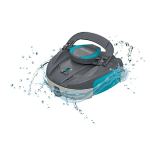 Bestway Robot piscine sans fil Agathe nettoyage fond plat 15 m² max