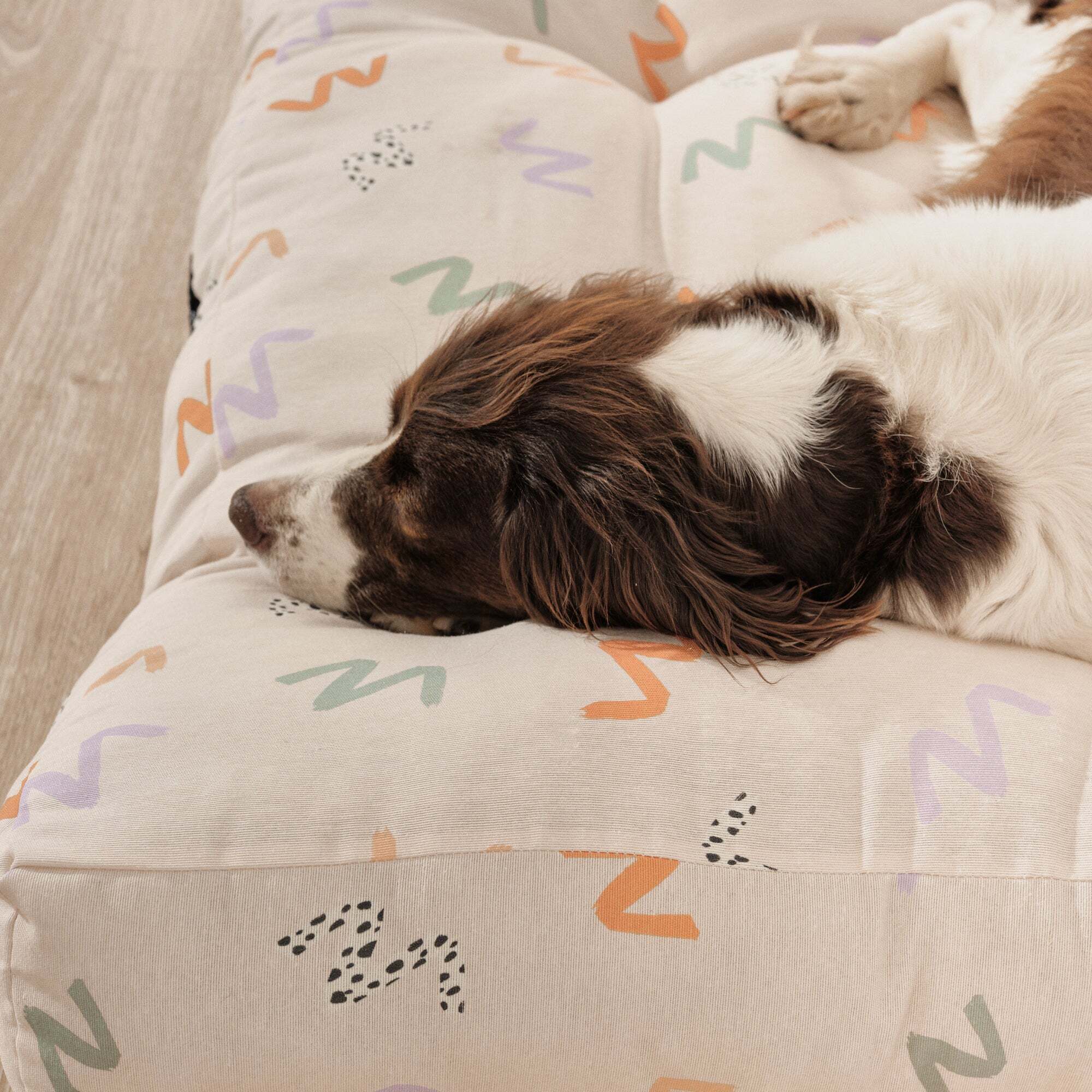 Lit épais et rembourré pour chiens et chats, 100 % coton anti-taches, pour animaux 0120-201