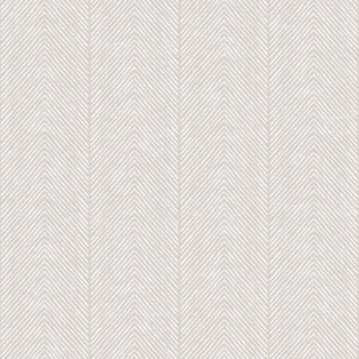 Papier peint chevrons tissés gris perle ivoire