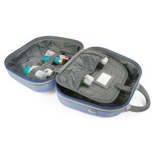 Juego De Maletas Pc Itaca Base Azul Azul Arcoiris