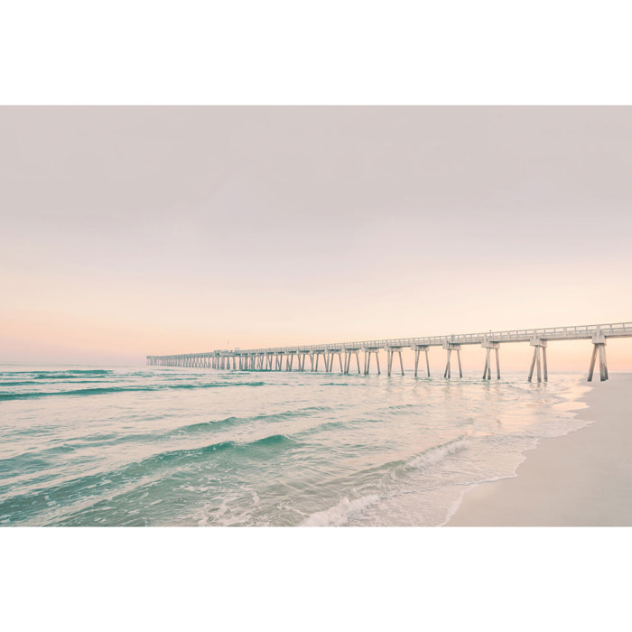 Tableau mer promenade sur l'eau  Tableau alu Dibond