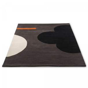 Tapis salon et chambre fait à la main en laine motif seventies OLGU