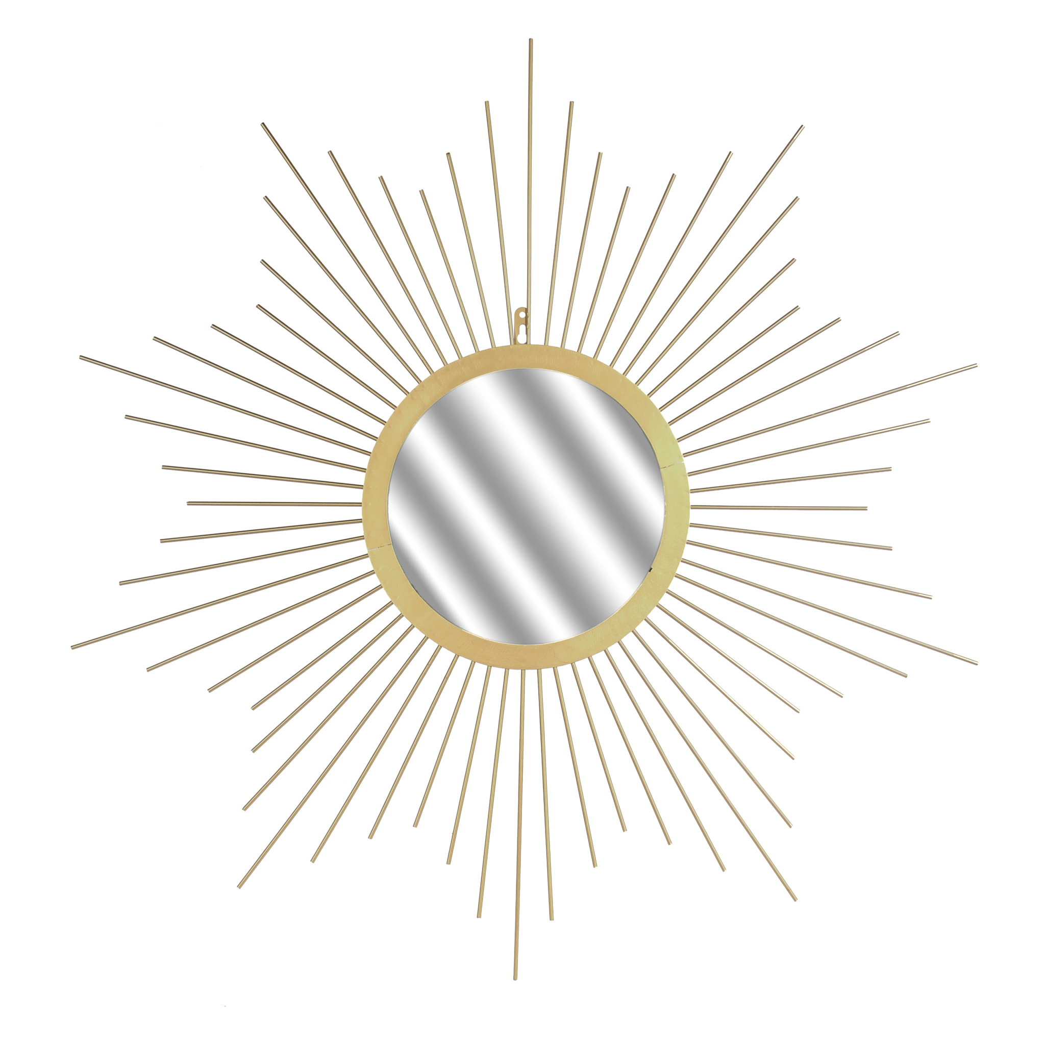 Miroir Soleil Dore 66cm