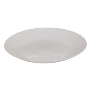 Lot de 6 Assiettes dessert Louise D18cm blanc