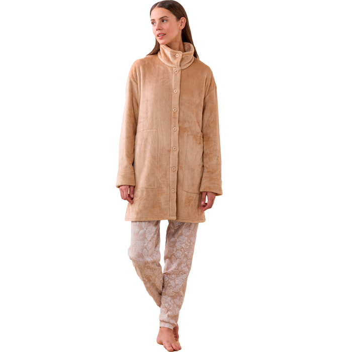 Vestaglia donna in coral articolo unito Noidinotte