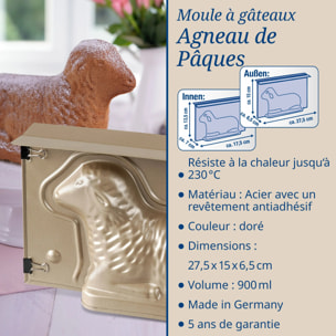 Moule à gâteaux agneau pascal Dr. Oetker Baker Edition